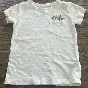 J.Crew Crewcuts girls flower pocket t-shirt